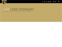 Tablet Screenshot of live-less-ordinary.com